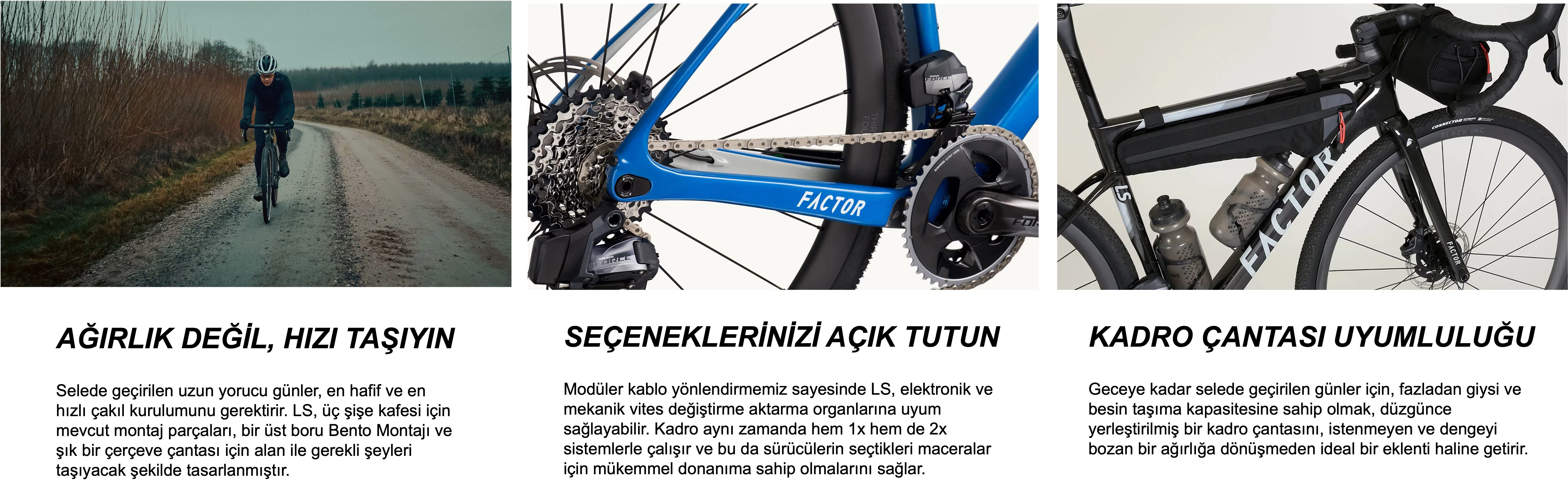 Factor LS Gravel Detaylı Açıklamaları